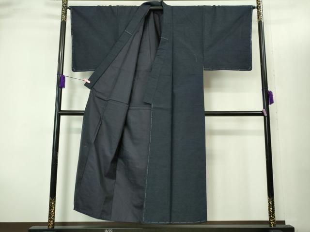 平和屋着物□極上 男性 紬 アンサンブル 長襦袢(袷)・長羽織セット 色