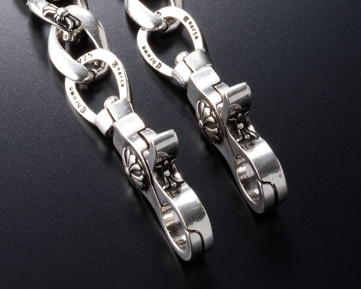 【在庫限り‼️】タイニーフック ウォレットチェーン シルバー925刻印 シルバー タイニー ウォレットチェーン シルバー925 刻印 フック 57