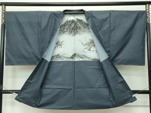 平和屋着物○極上 男性 本場大島紬 アンサンブル 100亀甲 総詰め 反端