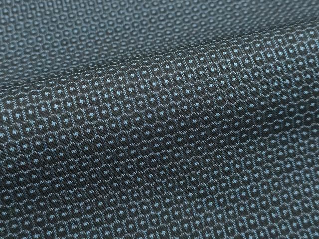 平和屋着物○極上 男性 本場大島紬 アンサンブル 100亀甲 総詰め 反端