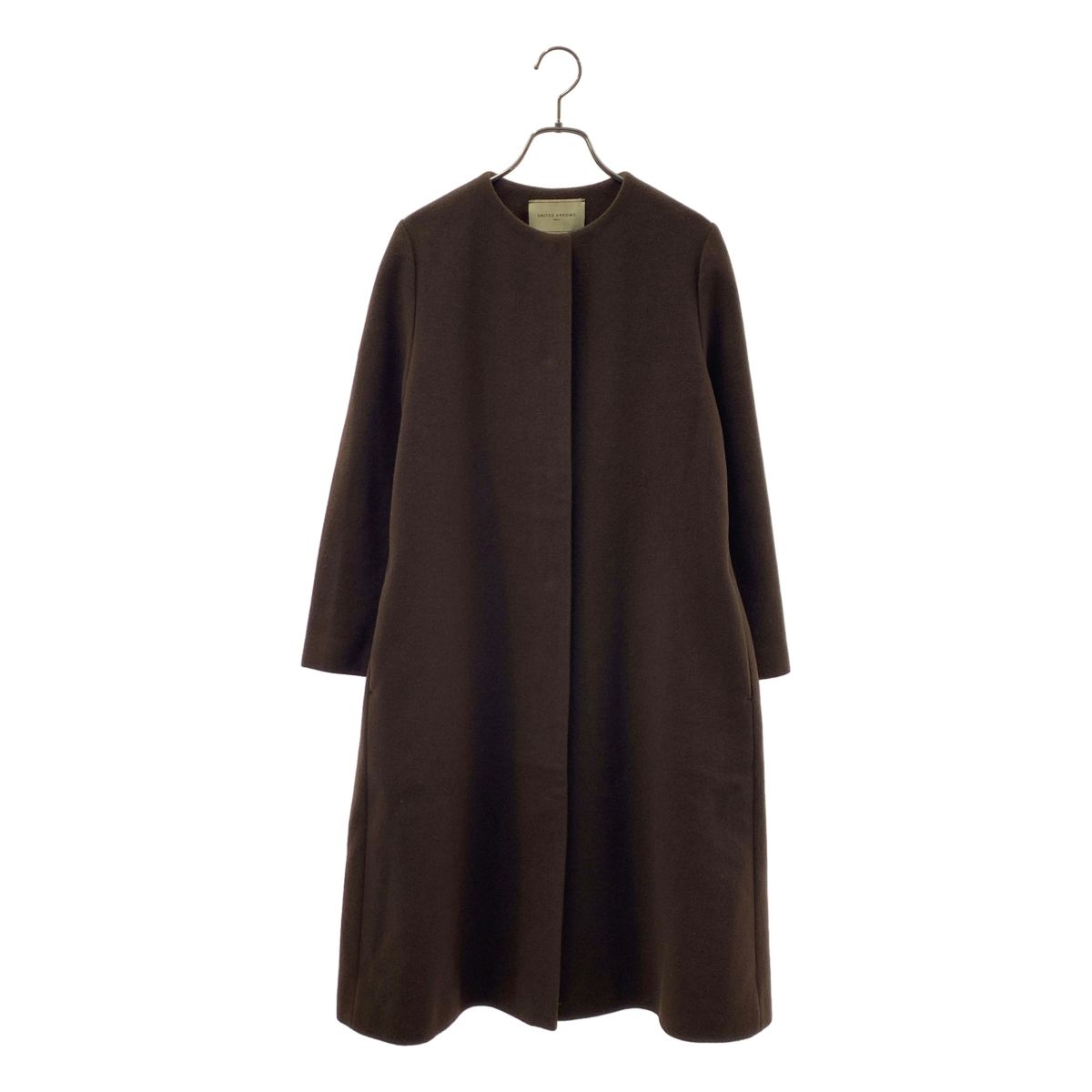 UNITED ARROWS / ユナイテッドアローズ | ノーカラーベルラインコート