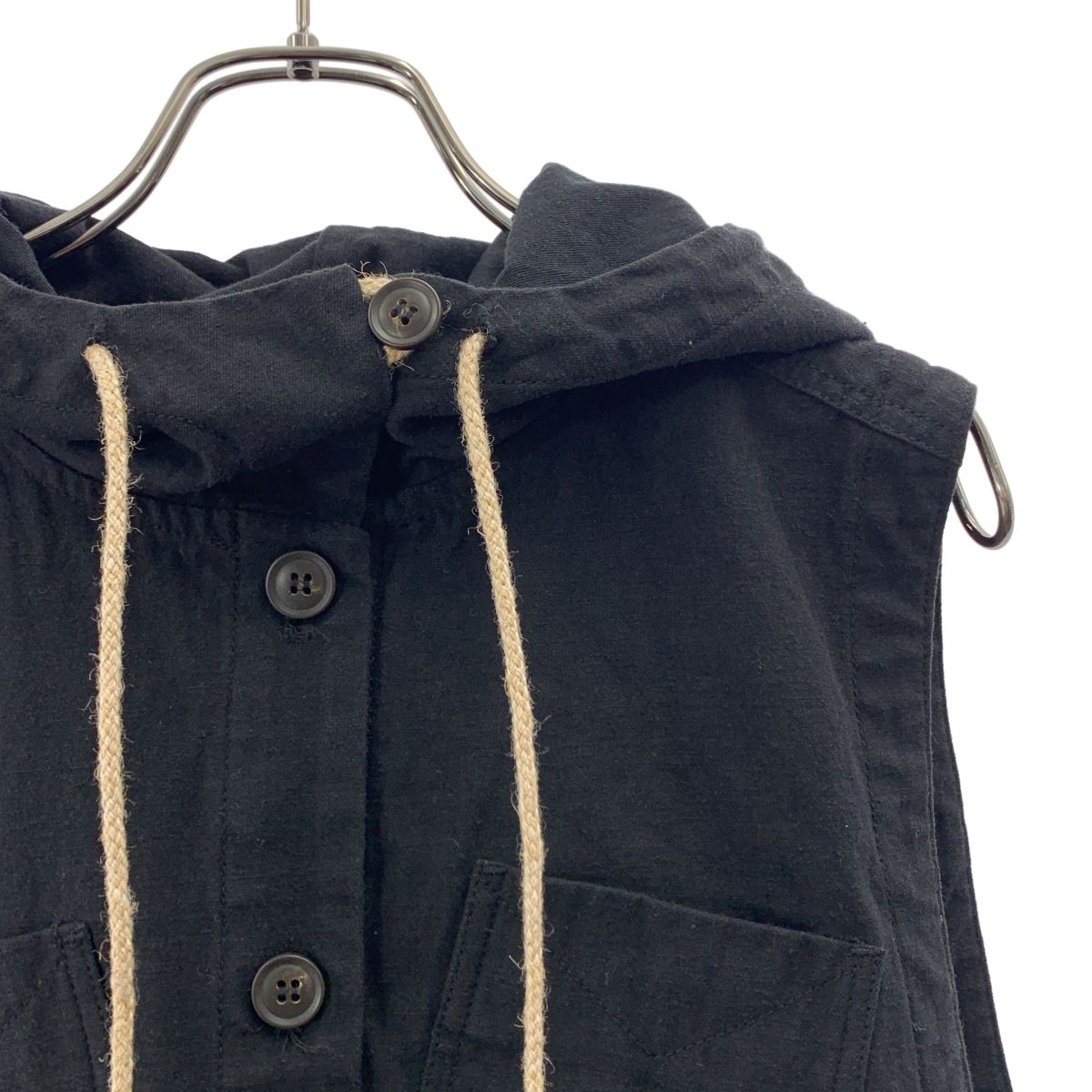 tumugu / ツムグ | コットン ヘンプ バックウエポン フードベスト | F