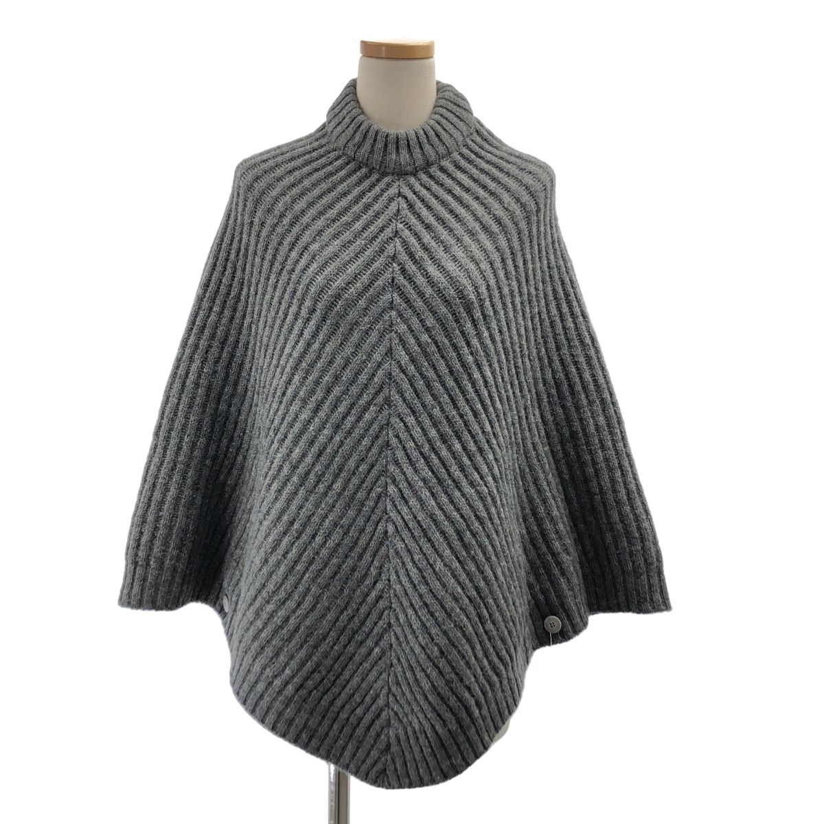 MM6 アルパカ混ニット ケープ ポンチョ マルジェラ MM6 Maison Martin Margiela / エムエムシックスメゾンマルタン