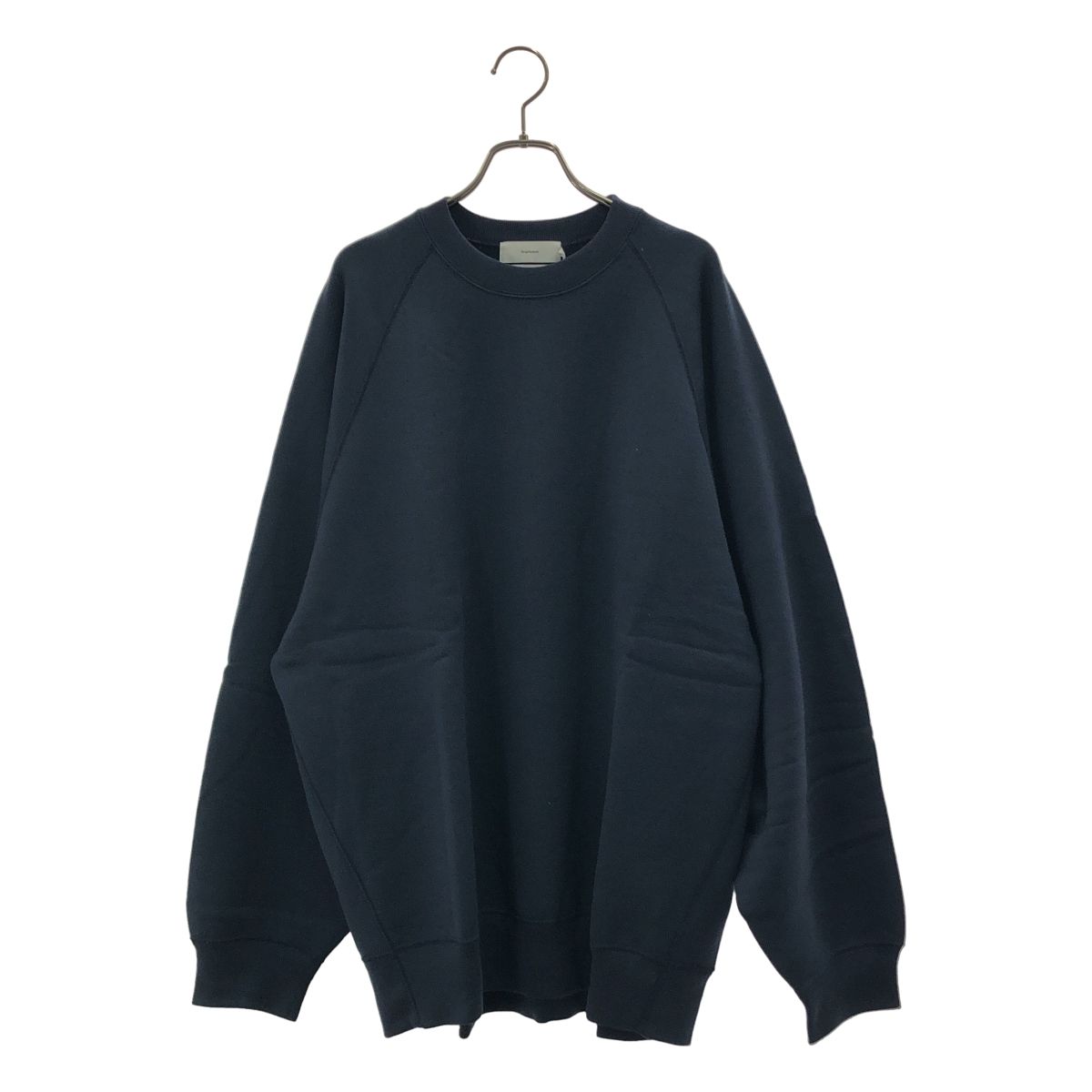 【美品】  Graphpaper / グラフペーパー | Bulky Wool Terry Crew Neck Sweat ウール コットン クルーネック スウェット | 2 | ネイビー | メンズ 美品】 Graphpaper / グラフペーパー | Bulky Wool Terry Crew Neck