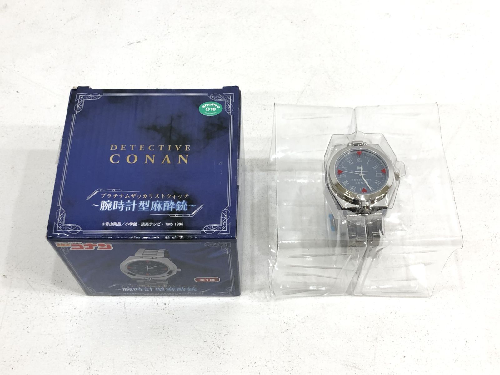 小牧店】開封 名探偵コナン プラチナムザッカリストウォッチ 腕時計型