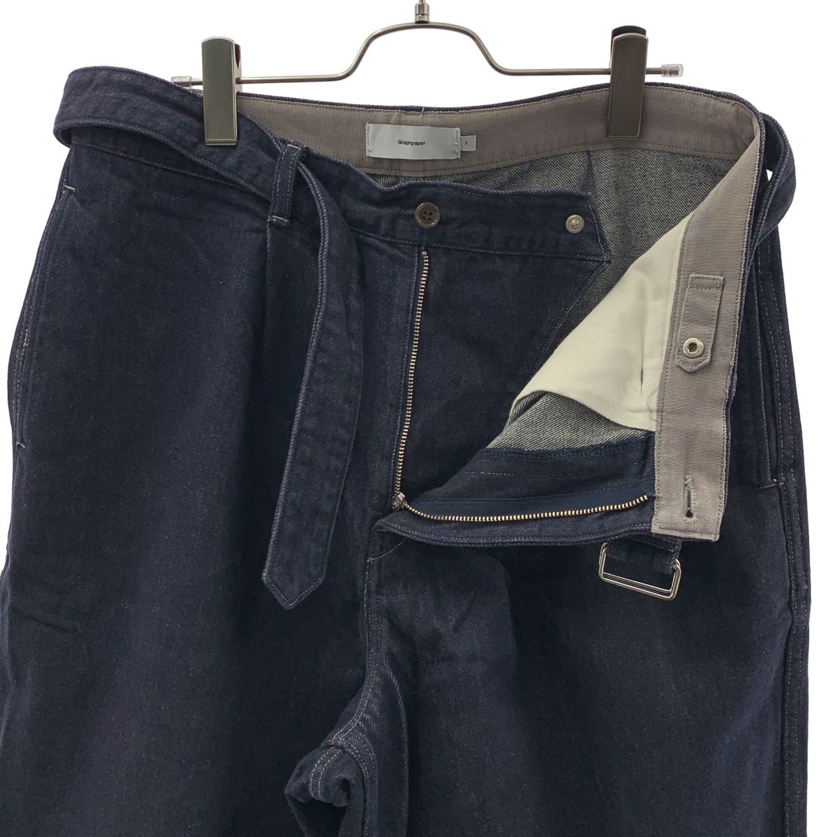 Graphpaper / グラフペーパー | Colorfast Denim Belted Pants