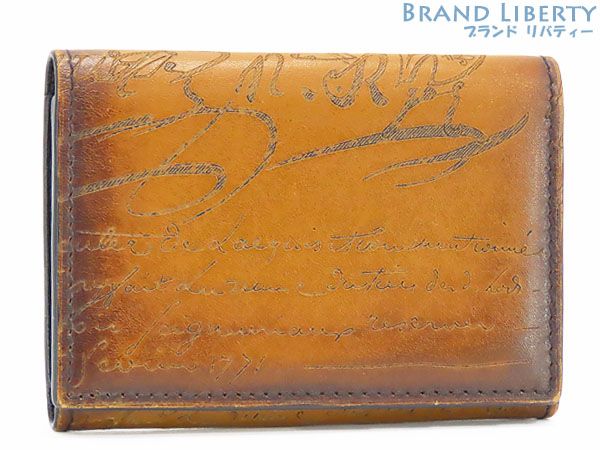 美品】ベルルッティ Berluti カリグラフィ インブイア スクリット