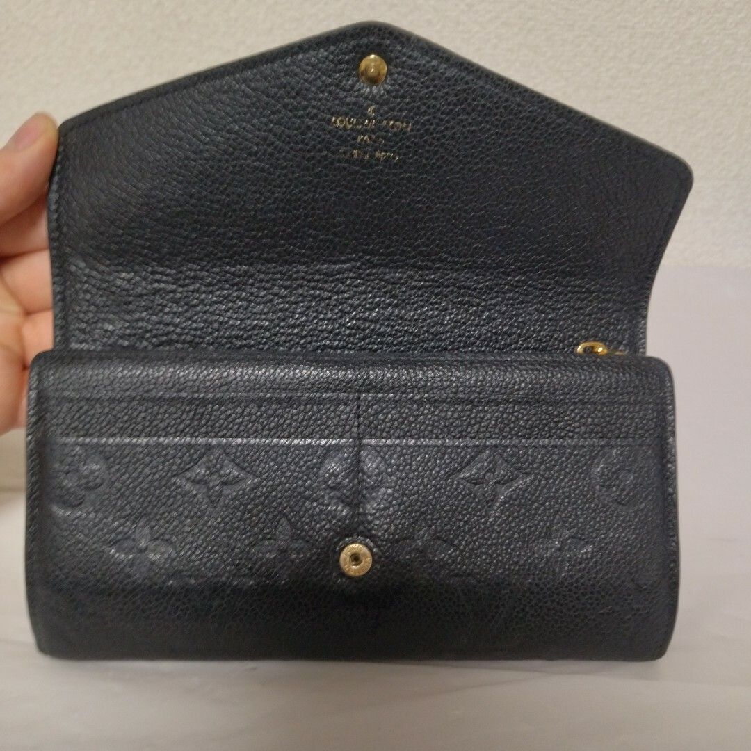 ルイヴィトン モノグラムアンプラント ポルトフォイユサラ ノワール
