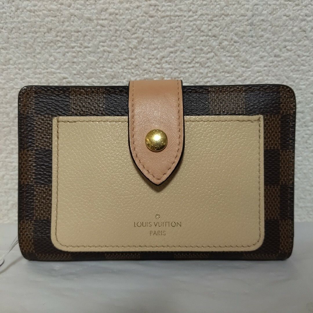 極美品】ルイヴィトン ダミエ ポルトフォイユジュリエット N60380