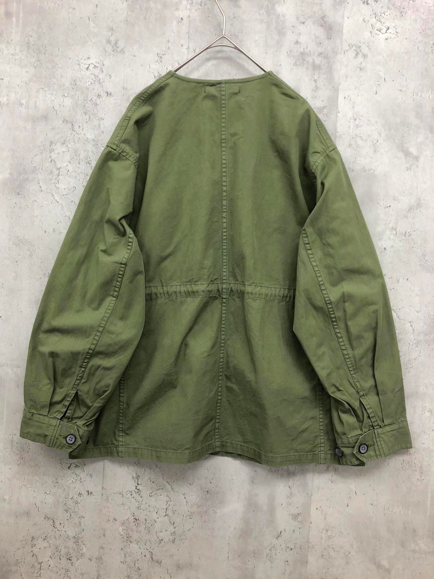 pual ce cin ピュアルセシン 85202333 完売品 ノーカラー ブルゾン