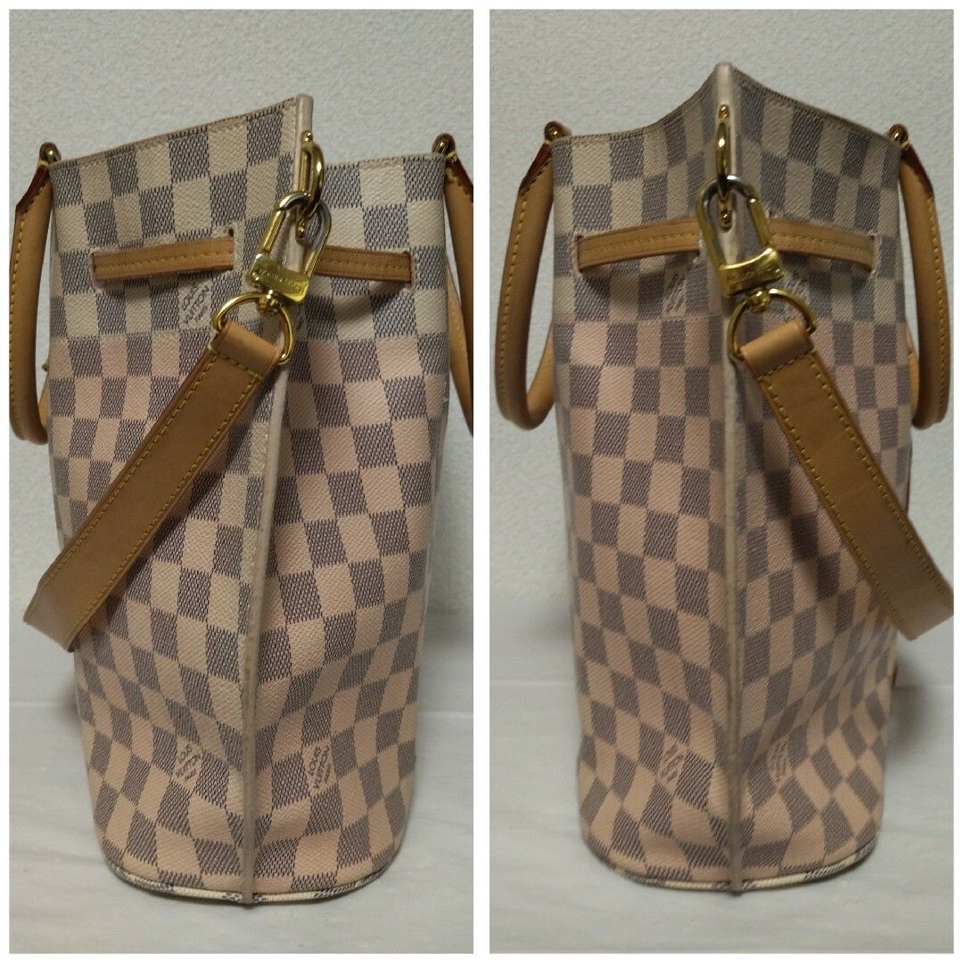 美品】ルイヴィトン ジロラッタ ダミエ・アズール N41579 - メルカリ
