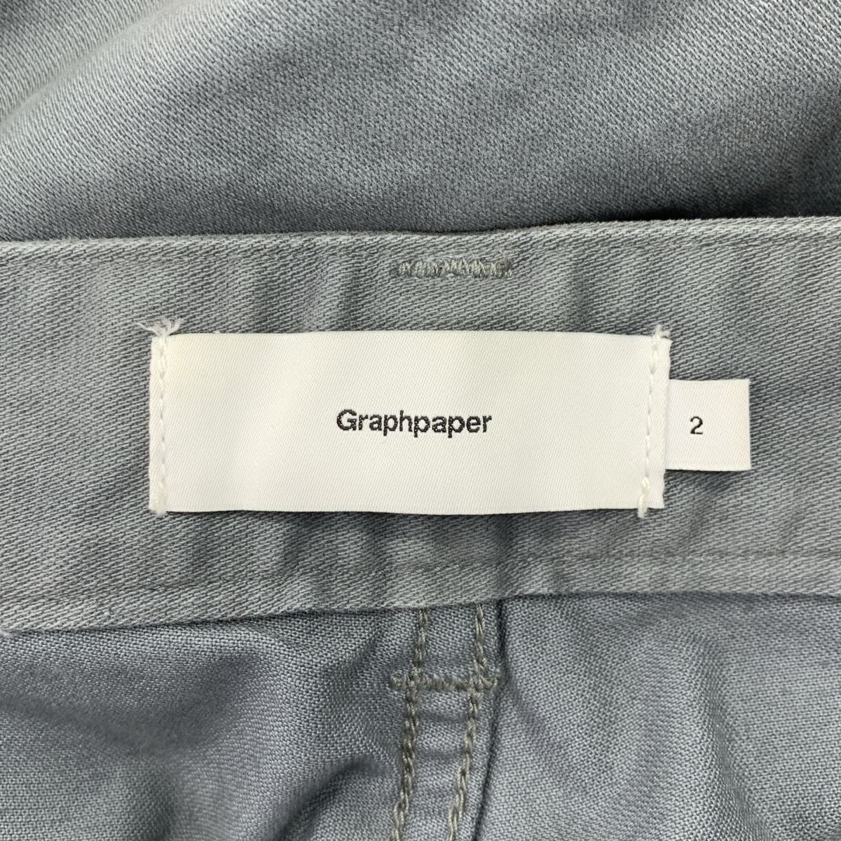 Graphpaper / グラフペーパー | Military Cloth Belted Pants ミリタリー クロス ベルテッドパンツ | 2 | グレー | メンズ Graphpaper / グラフペーパー | Military Cloth Belted Pants