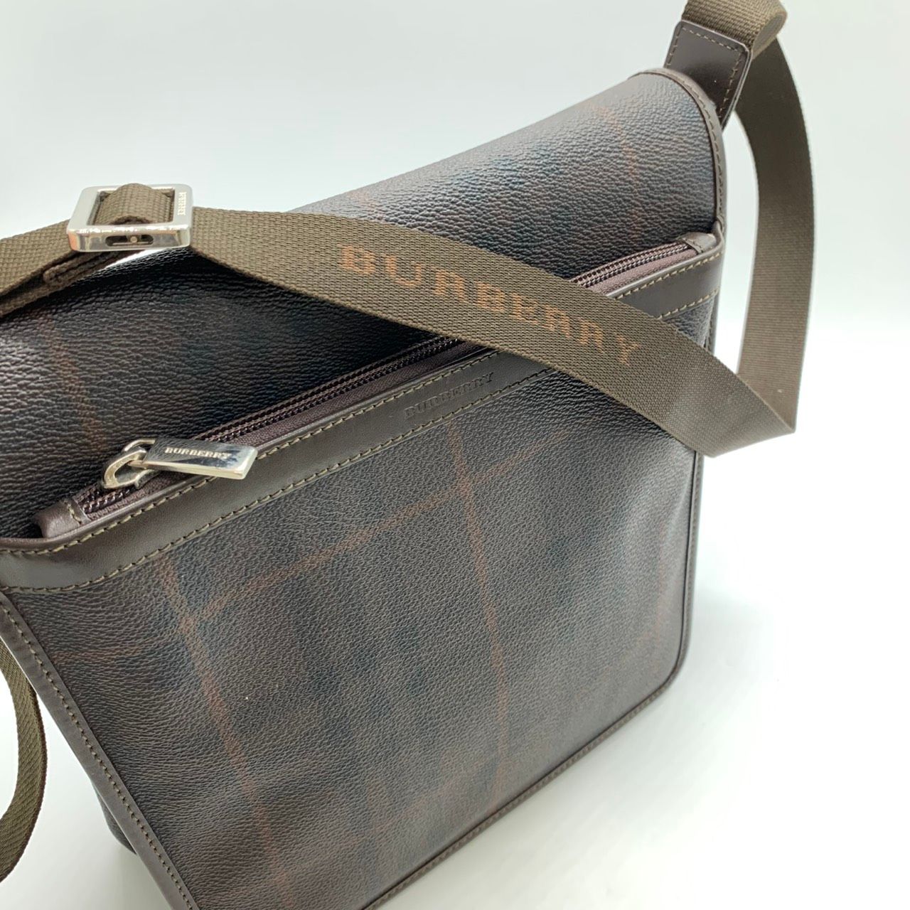 BURBERRY バーバリー ショルダーバッグ スモークドチェック シャドー 