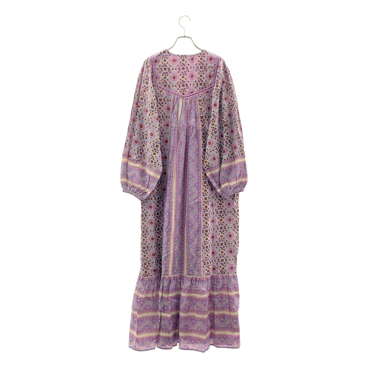 sara mallika / サラマリカ | Kareena Square Print Tassel Dress