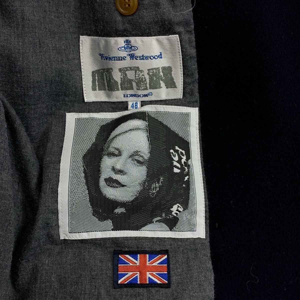 ヴィヴィアンウエストウッド　ピーコート　メルトン　オーブボタン　日本製　ブラック ヴィヴィアン ウエストウッド オーブ ボタン コート ブラック 黒