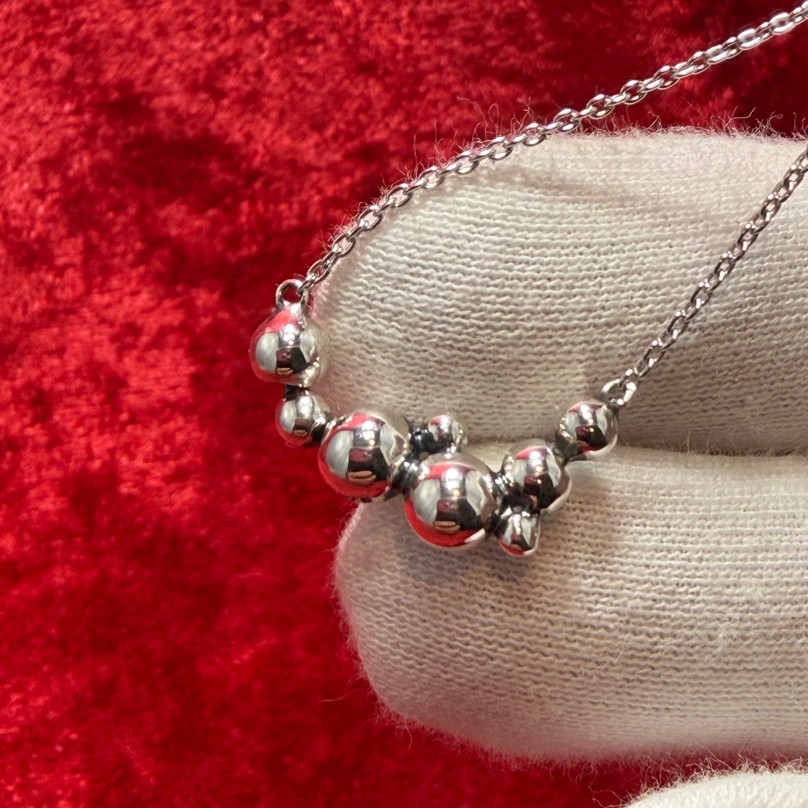 美品 ネックレス GRAPE PENDANTジョージジェンセン/GEORG JENSEN