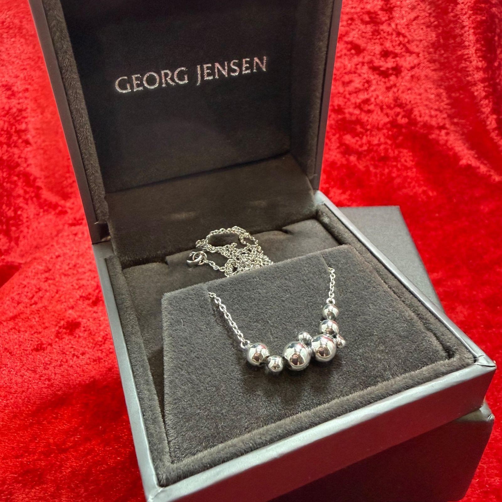 美品 ネックレス GRAPE PENDANTジョージジェンセン/GEORG JENSEN