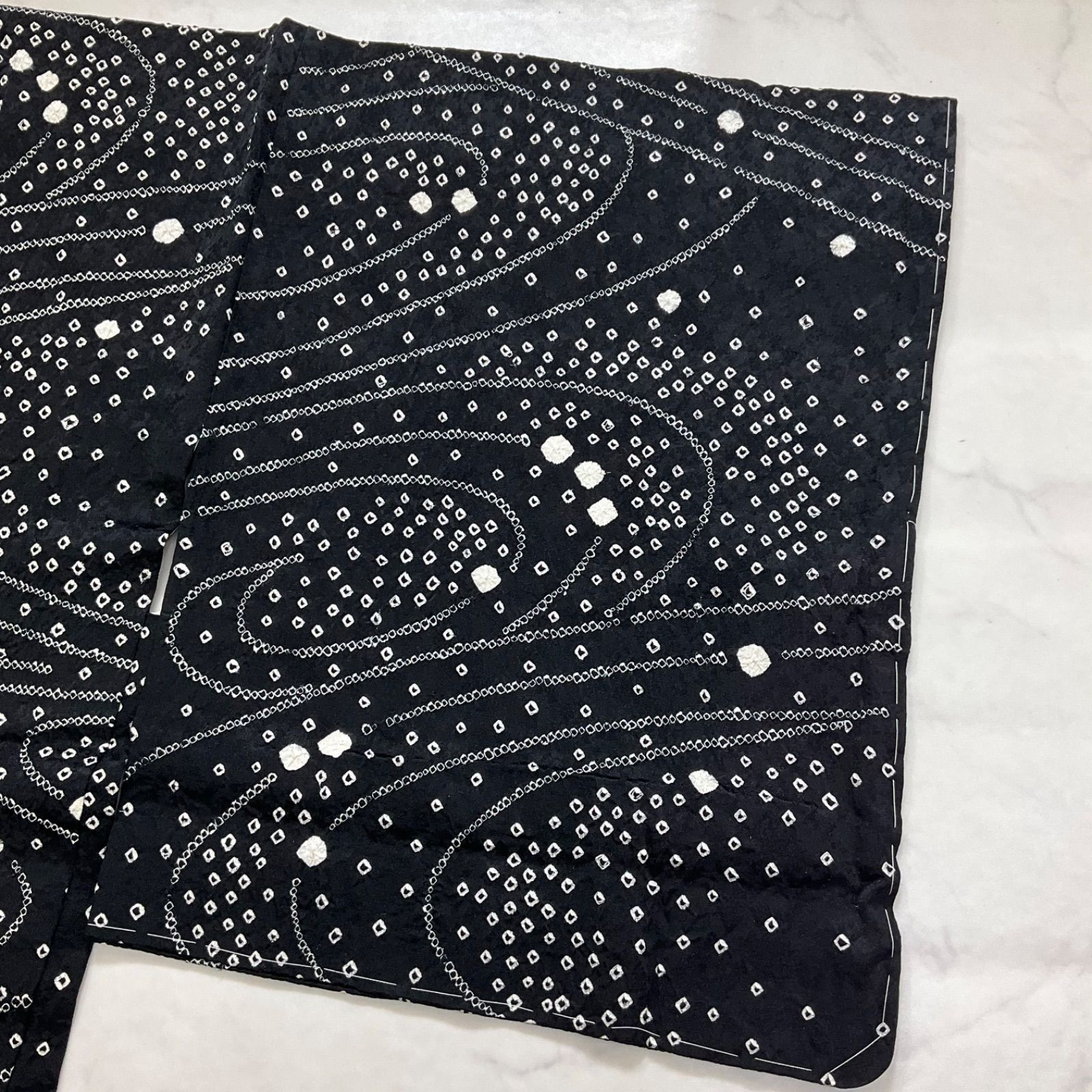 one◆kimonoarisa◆♥同然◆日本の総手絞り◆正絹◆羽織◆正絹◆裄68.5丈82.5◆裄長◆長羽織道中着道行コート着物帯小紋普段着名古屋帯洒落袋帯半幅帯