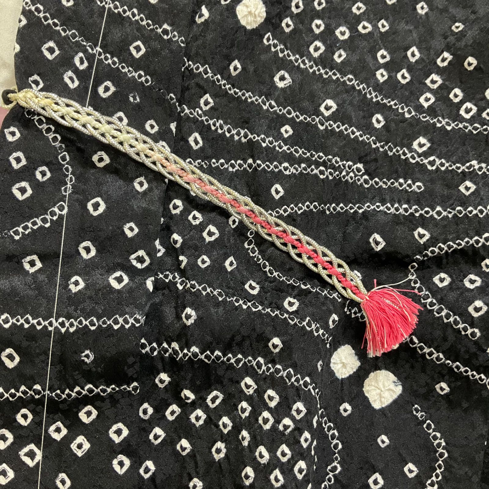 kimono one◆kimonoarisa◆♥同然◆日本の総手絞り◆正絹◆羽織◆正絹◆裄68.5丈82.5◆裄長◆長羽織道中着道行コート着物帯小紋普段着名古屋帯洒落袋帯半幅帯