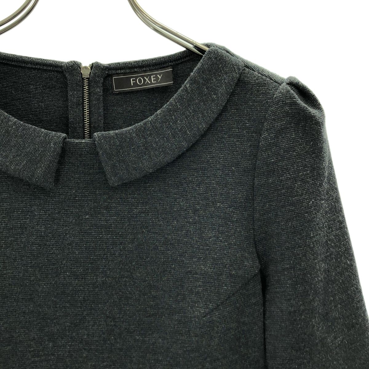 FOXEY / フォクシー | ウール クラシカル プリーツ ワンピース | 38