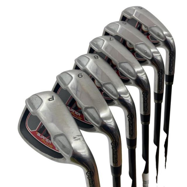中古】 テーラーメイド BURNER PLUS 6S アイアンセット IR RE-AX