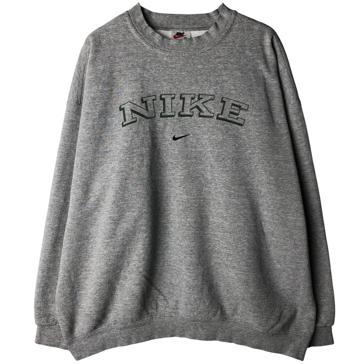 古着 90年代 ナイキ NIKE ロゴスウェットシャツ トレーナー USA製 