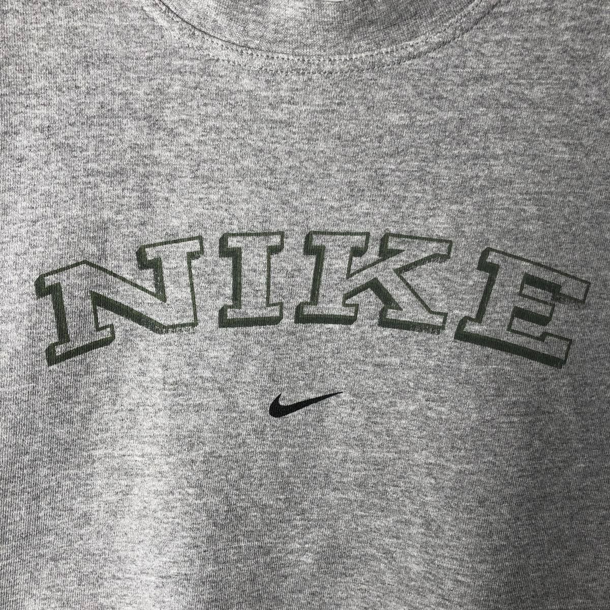古着 90年代 ナイキ NIKE ロゴスウェットシャツ トレーナー USA製 