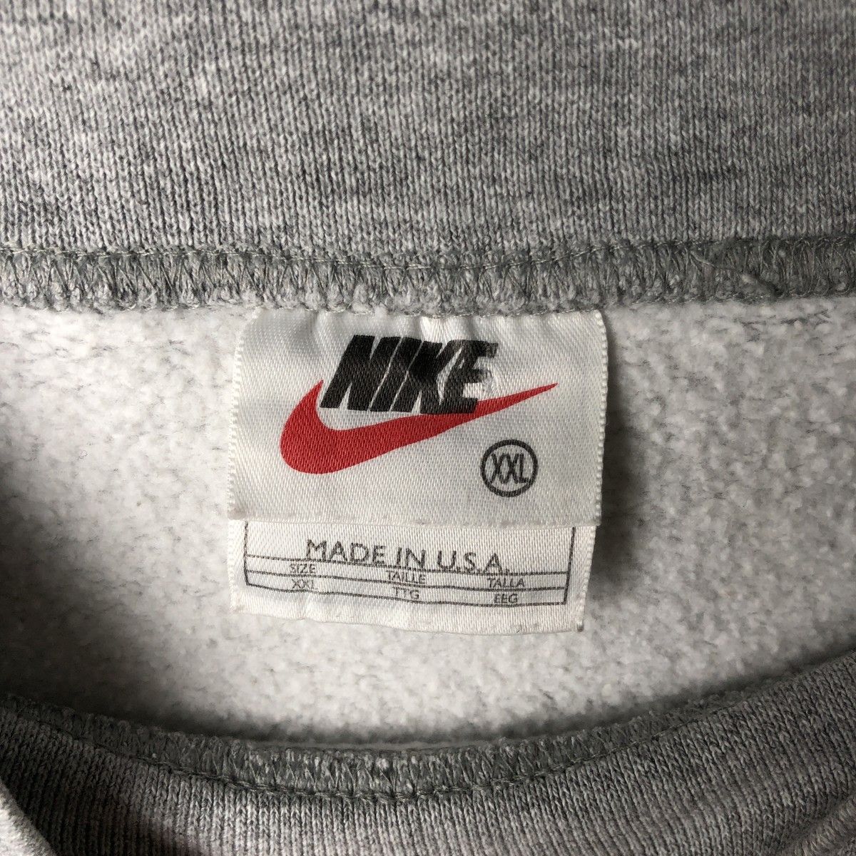 古着 90年代 ナイキ NIKE ロゴスウェットシャツ トレーナー USA製 