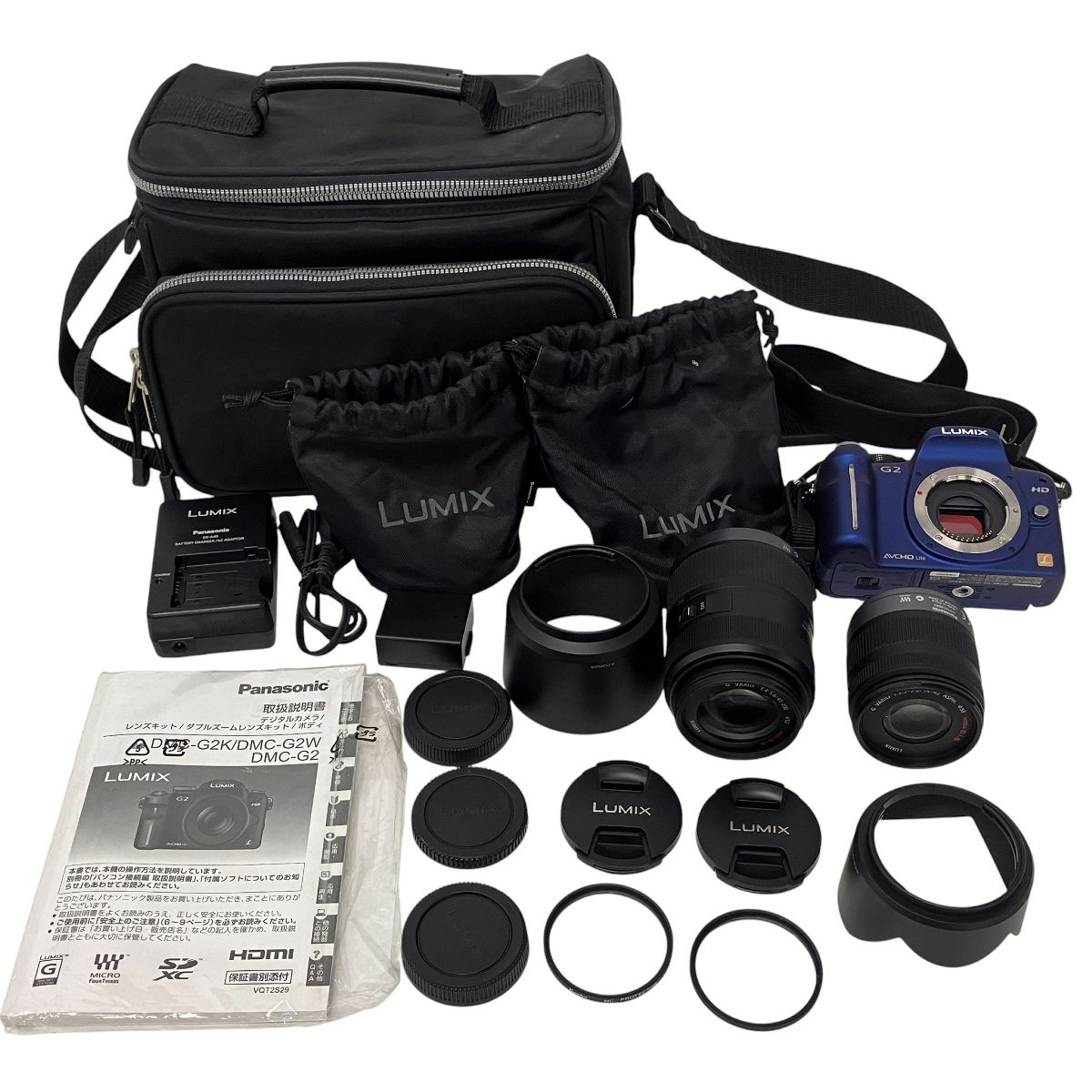 Panasonic DMC-G2 14-42mm 45-200mm ダブルレンズキット ミラーレス
