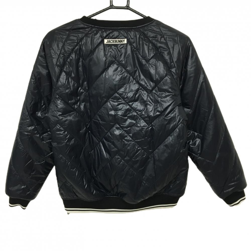 美品】ジャックバニー 中綿リバーシブルスニード 黒×白 裏ボア