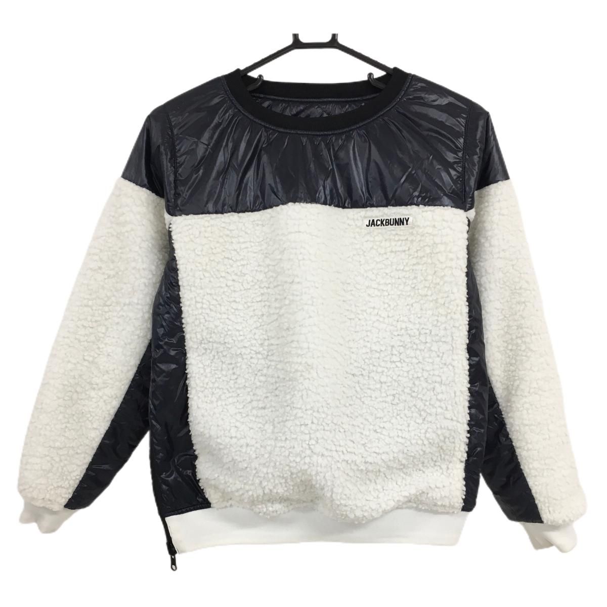 美品】ジャックバニー 中綿リバーシブルスニード 黒×白 裏ボア