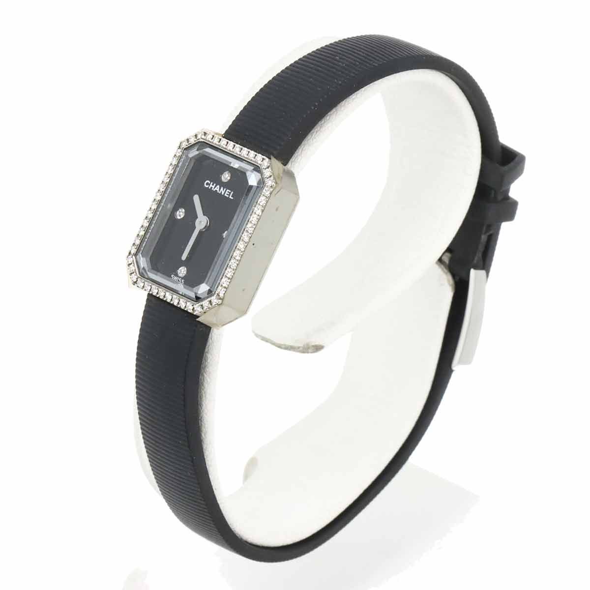 シャネル CHANEL プルミエール H2434 ダイヤベゼル レディース 腕時計