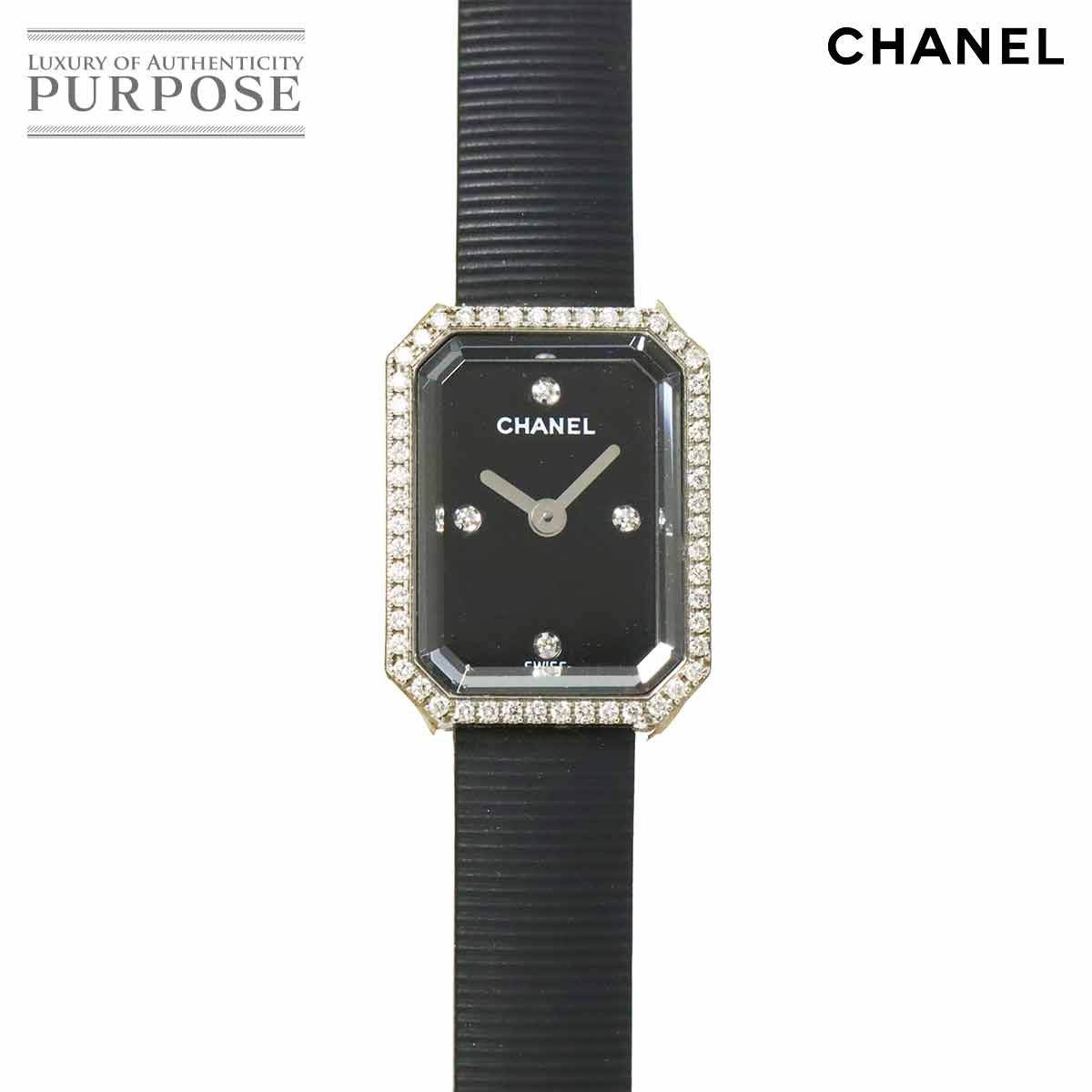 CHANEL クォーツ腕時計 レディース シャネル CHANEL プルミエール H2434 ダイヤベゼル レディース 腕時計
