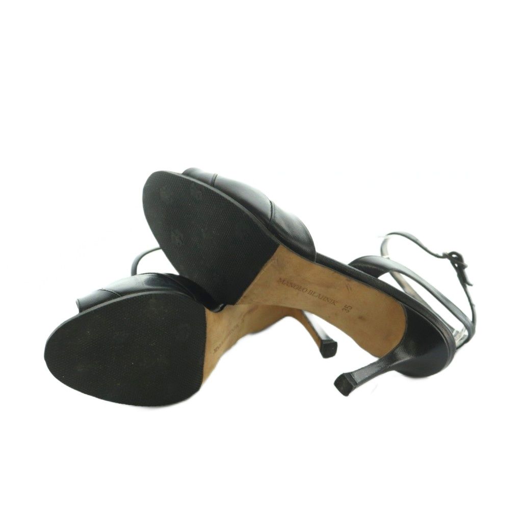 MANOLO BLAHNIK マノロブラニク パンプス　ストラップ　ブラック MANOLO BLAHNIK マノロブラニク パンプス ストラップ ブラック