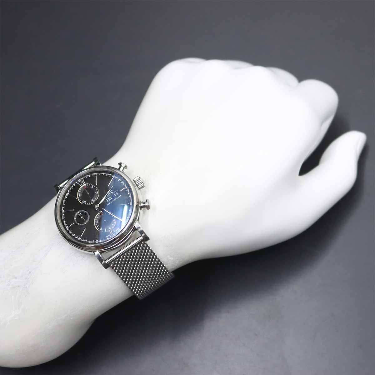 IWC ポートフィノ クロノグラフ IW391008 メンズ 腕時計 デイデイト