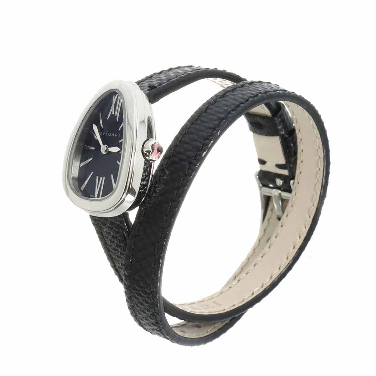 ブルガリ BVLGARI セルペンティ SPS27BSL レディース 腕時計 ブラック