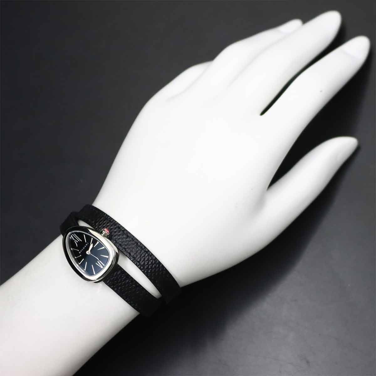 ブルガリ BVLGARI セルペンティ SPS27BSL レディース 腕時計 ブラック