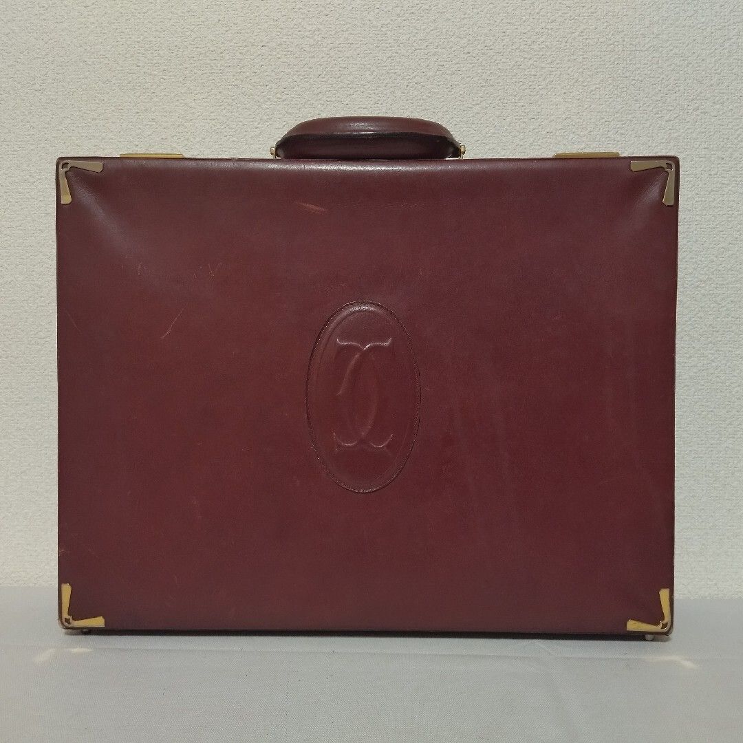 カルティエ マストライン アタッシュケース スーツケース ボルド
