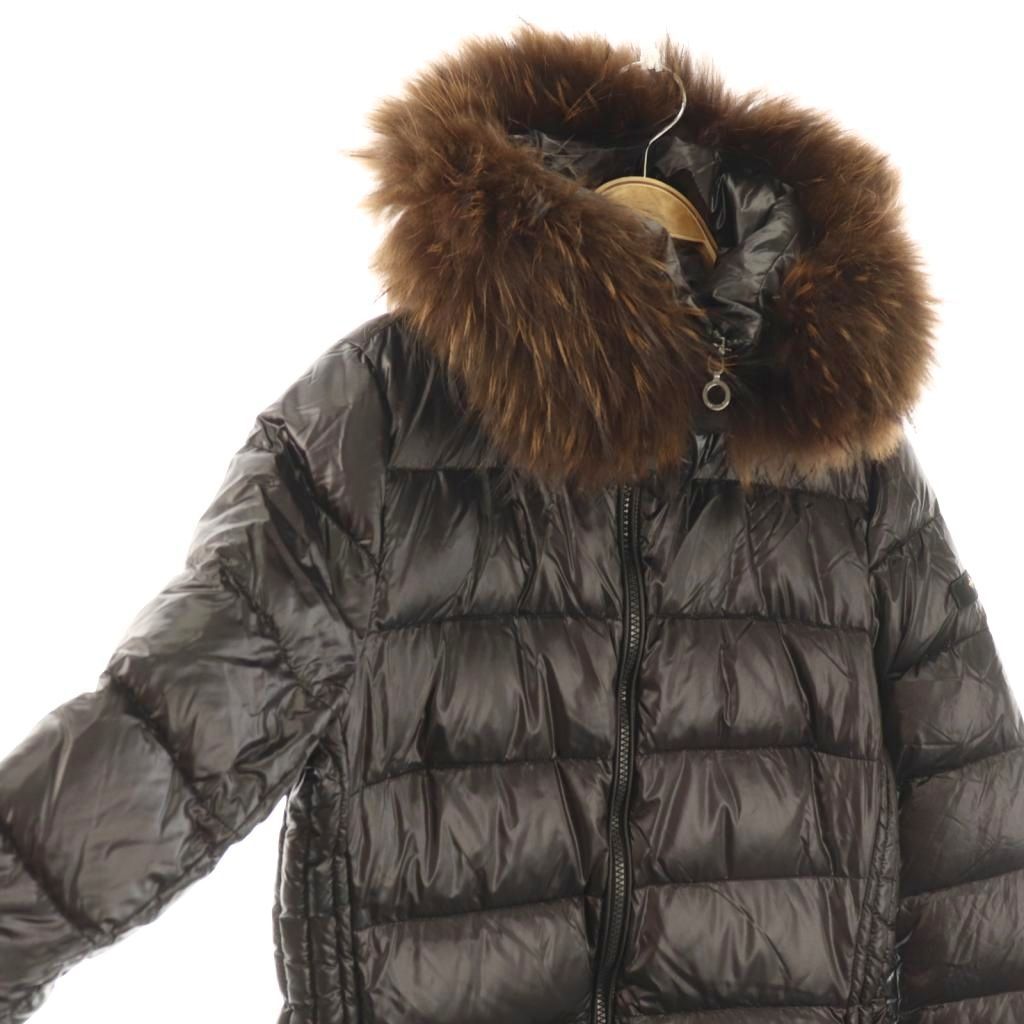 タトラス TATRAS タトラス ラクーンファー ダウンコート 03 ブラック