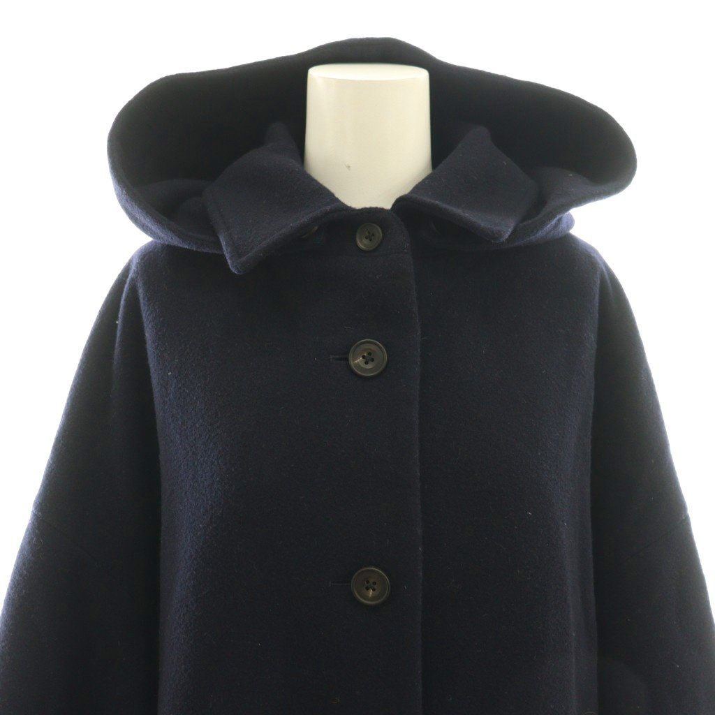 メゾンドソイル maison de soil フード付き ウールコート ロング 1