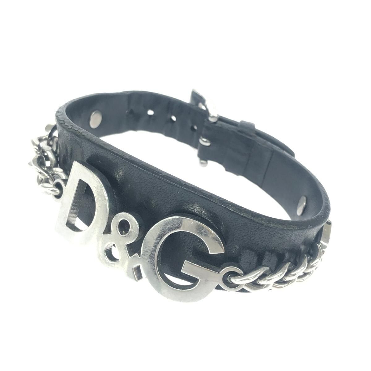 【お値下げ中】D&G チェーンデザイン ブレスレット D&G ドルチェ＆ガッバーナ ブレスレット D&Gロゴ/チェーンデザイン