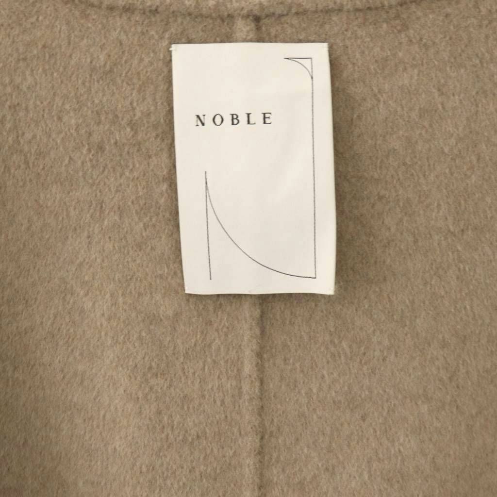 ノーブル NOBLE 24AW Super160sパフスリーブロングコート ガウンコート