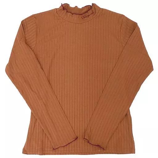 中古】Tシャツ シェリン・バーガンディ リブカットソー ブラウン