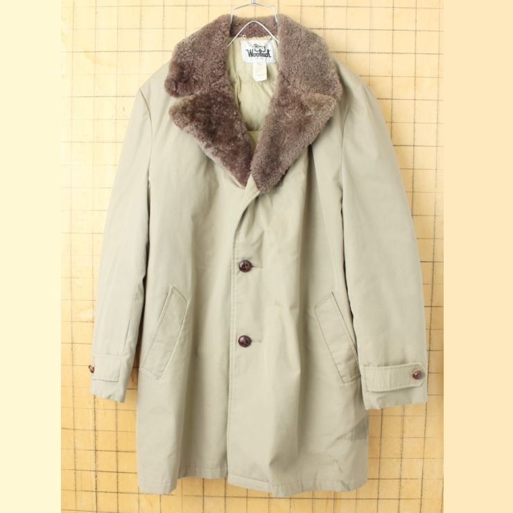 【WOOLRICH】80's USA製 ボアライナー ギャングコートA-2305 WOOLRICH】80's USA製 ボアライナー ギャングコートA-2305 古着 90s
