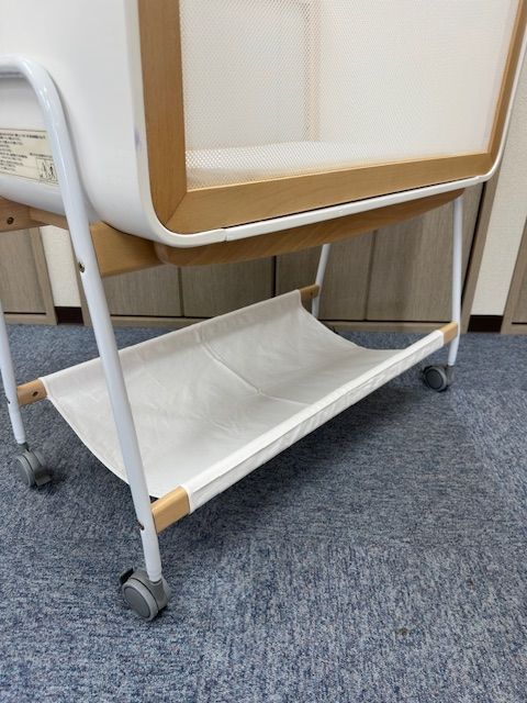 クリーニング済み 説明書付 wagon リリワゴン2 ベビーベッド マット付