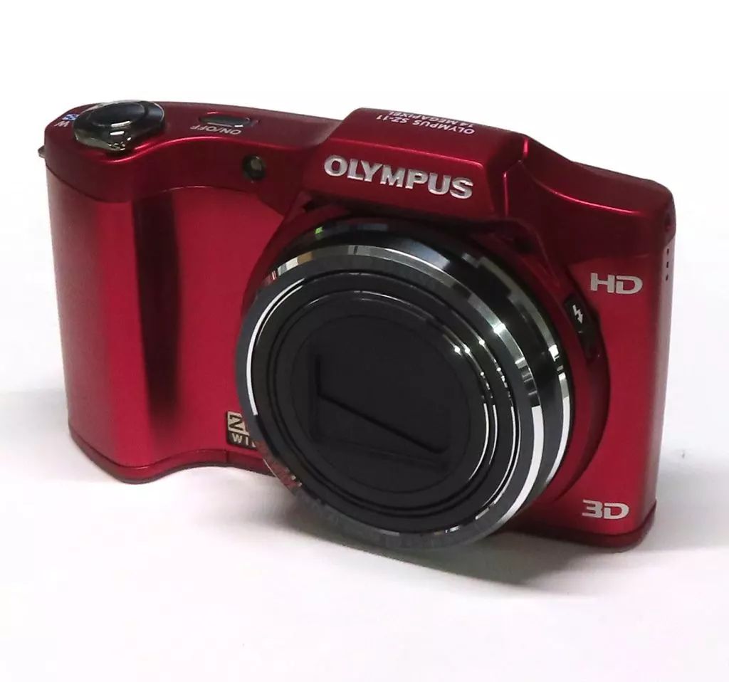 中古】カメラ OLYMPUS コンパクトデジタルカメラ (レッド) [SZ-11RED