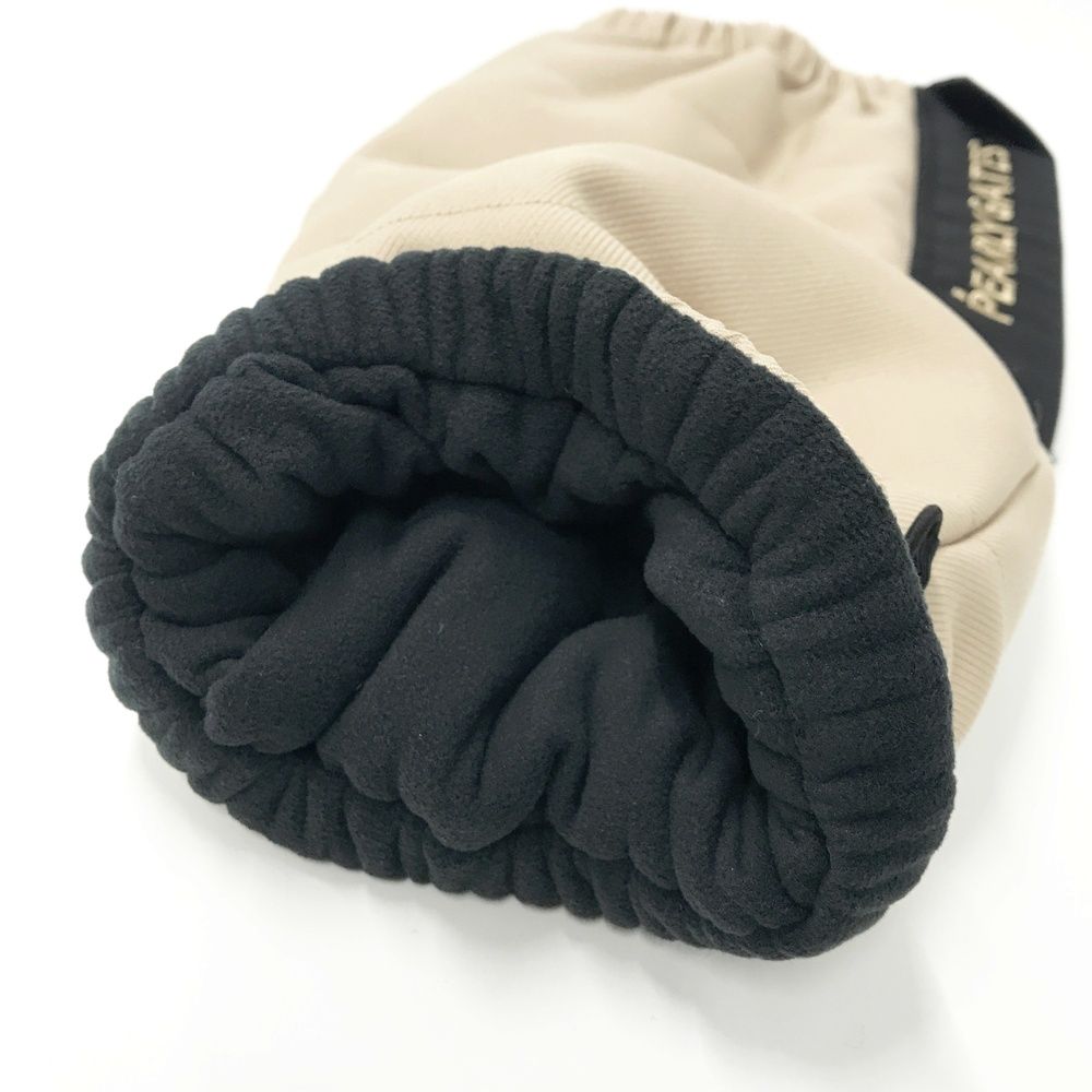 パーリーゲイツアイボリー ニット帽とレッグウォーマーセット PEARLY