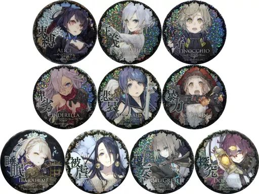 中古】バッジ・ピンズ(キャラクター) 全10種セット 「SINoALICE