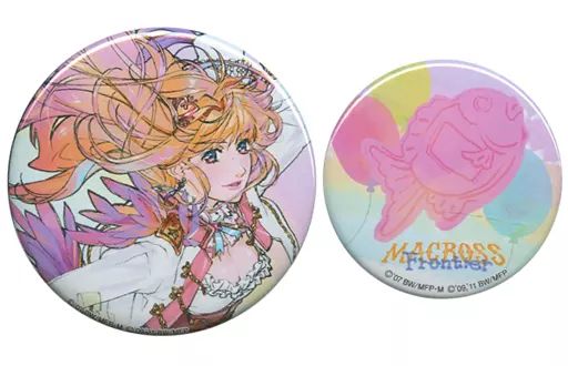 中古】バッジ・ピンズ(キャラクター) シェリル＆携鯛 缶バッヂセット(2