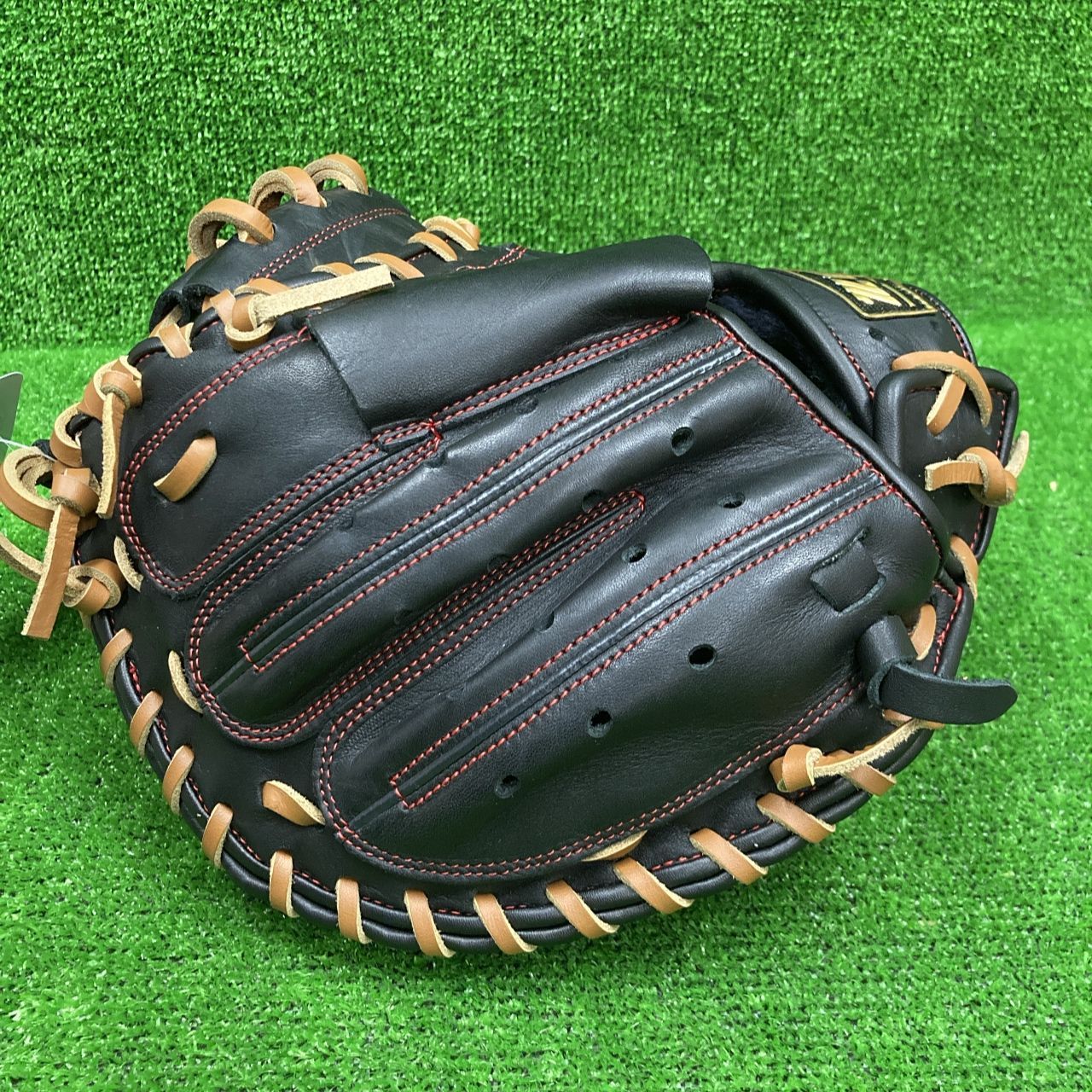 ゼット 少年軟式用キャッチャーミット ブラック×ブラウン BJC762622